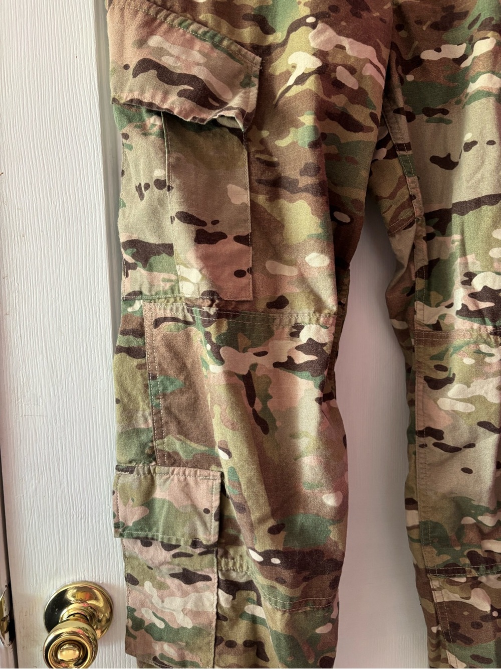 US Army OCP Multi Camo Combat Cargo Pants Military 32x30 33x32 Medium Regular - Picture 2 of 14